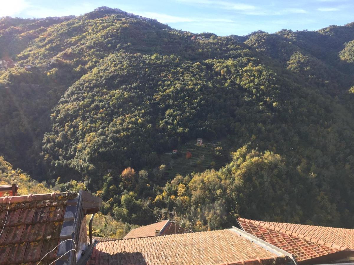 House In The Medieval Village Apricale Exterior foto